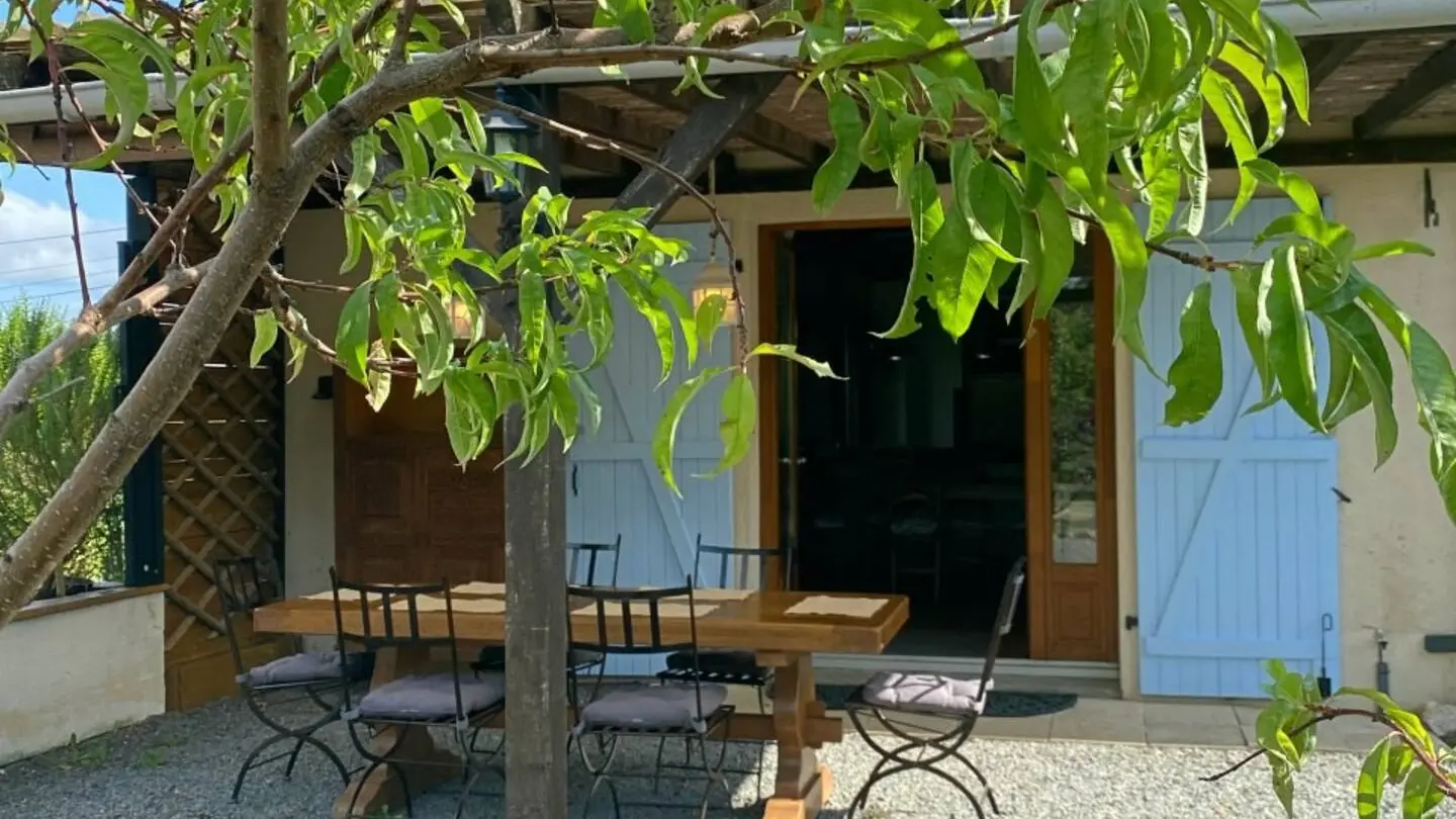 table vue du jardin