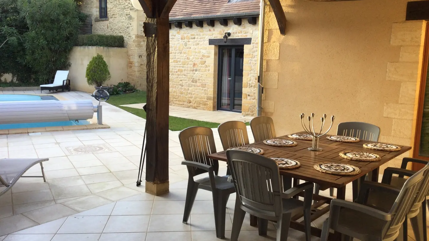 villa le clos avec pisicne chauffée