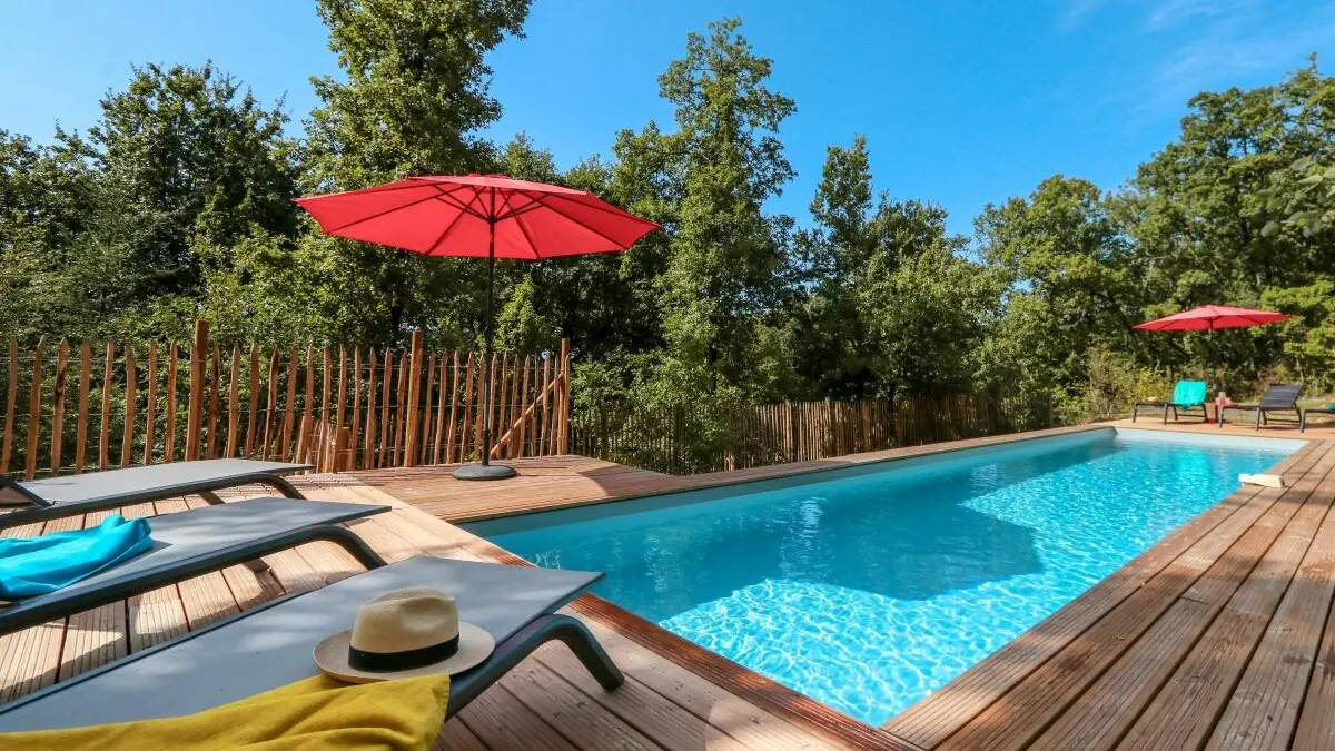 villa nakalta - piscine privée - location de charme- cazoules-Piscine-3