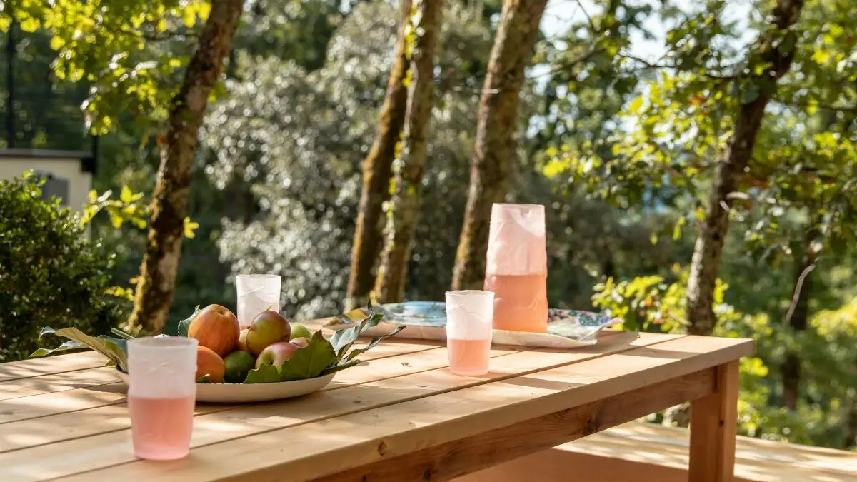 villa nakalta - piscine privée - location de charme- cazoules-Terrasse-ombrage-2