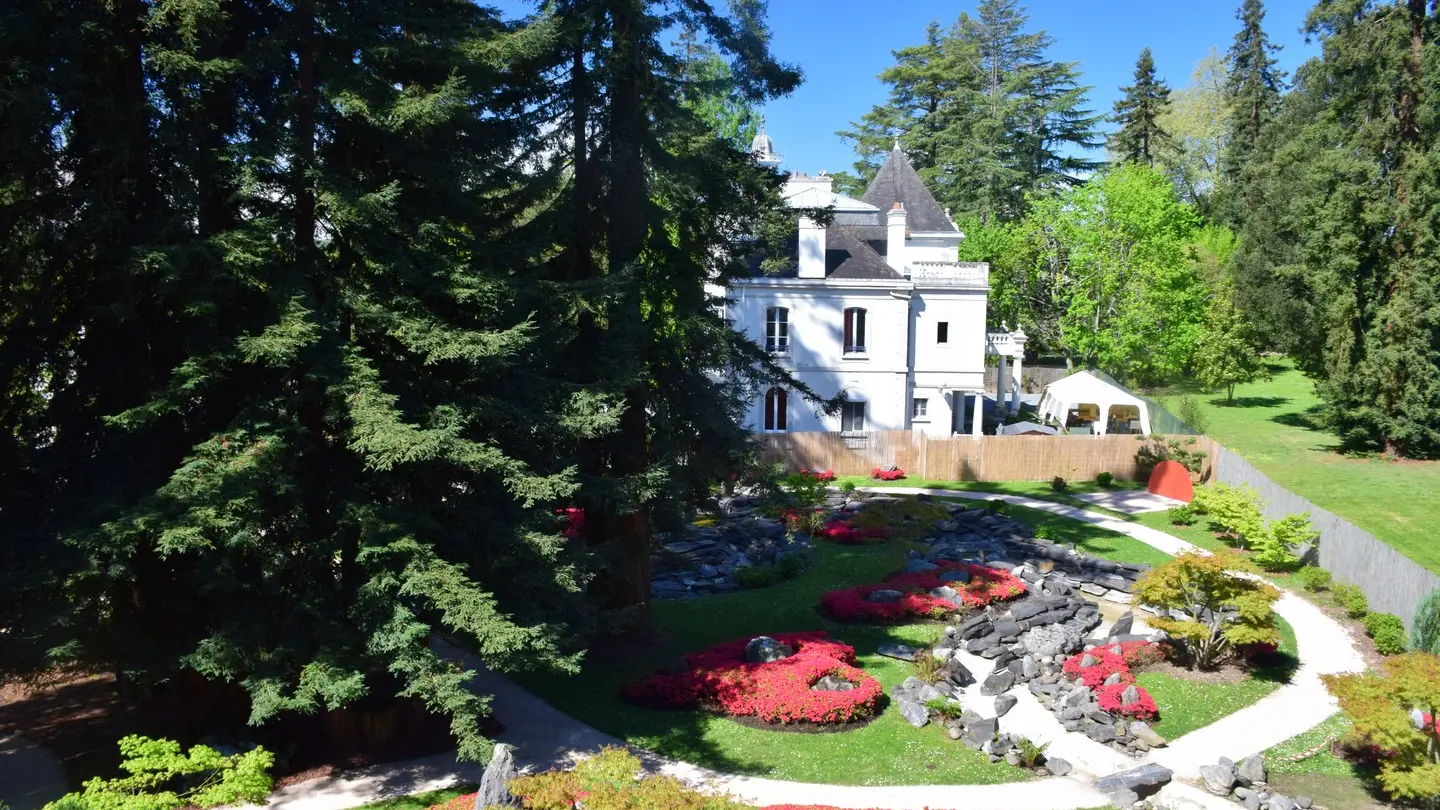 Jardin de Kofu - Pau - Vue aérienne