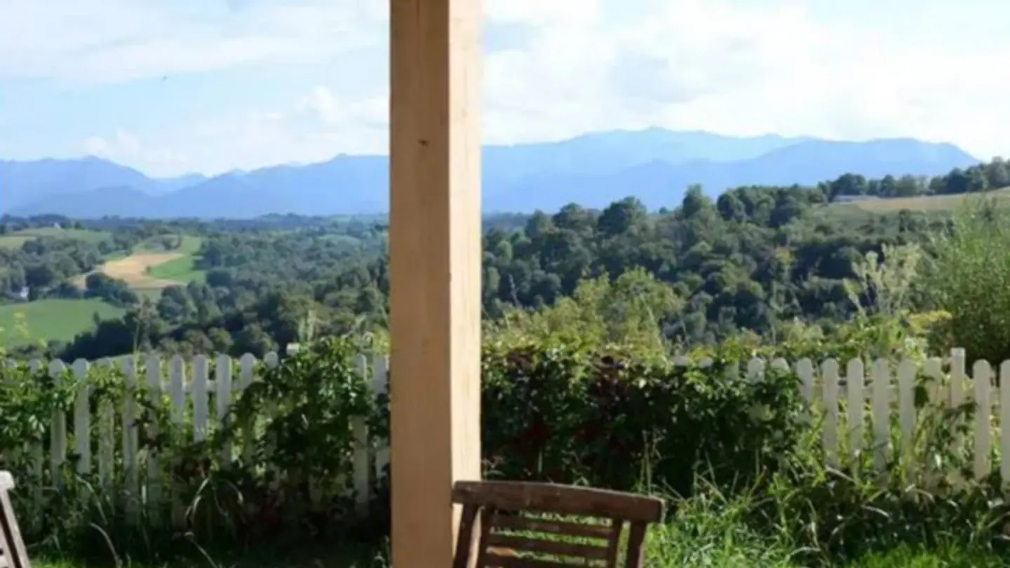 Au pied des vignes - Gan - vue terrasse