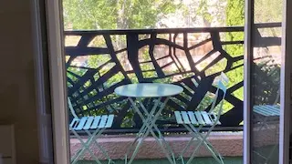 Balcon chambre Margaux