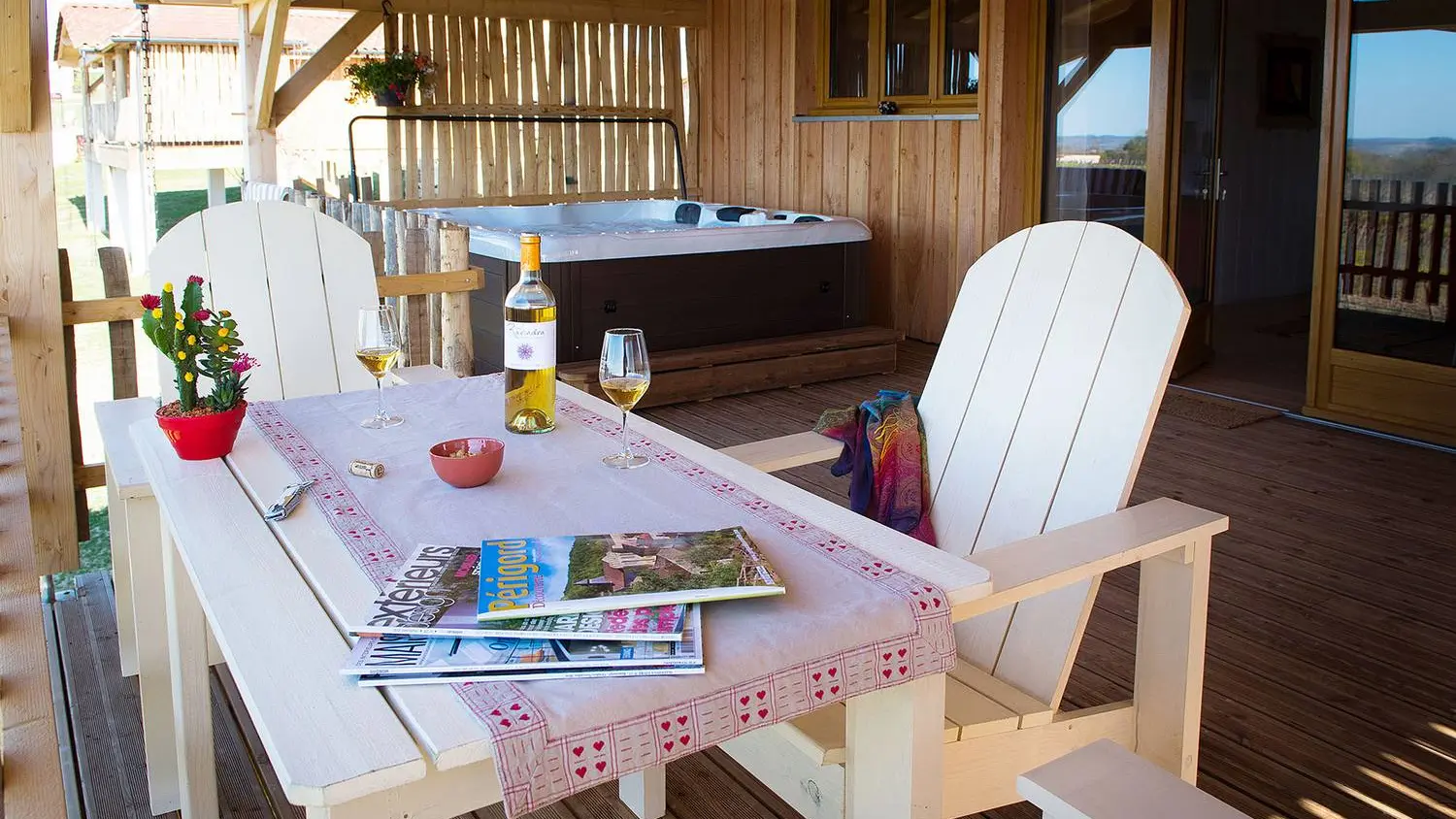 Cabane La Malfourat terrasse
