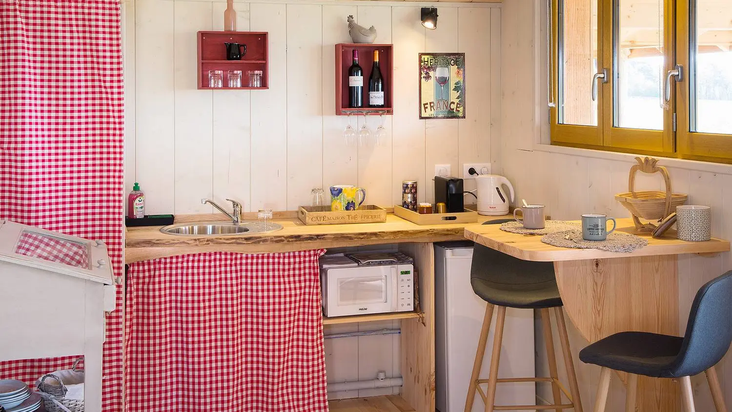 Cabane La Muscadelle cuisine