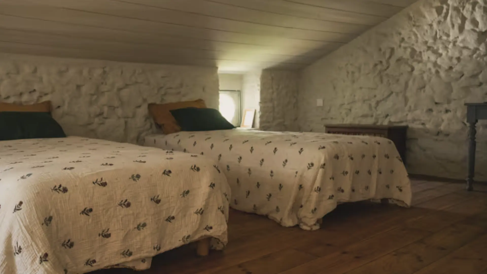 Chambre Lits simples Maison Mirabelle Gamarde