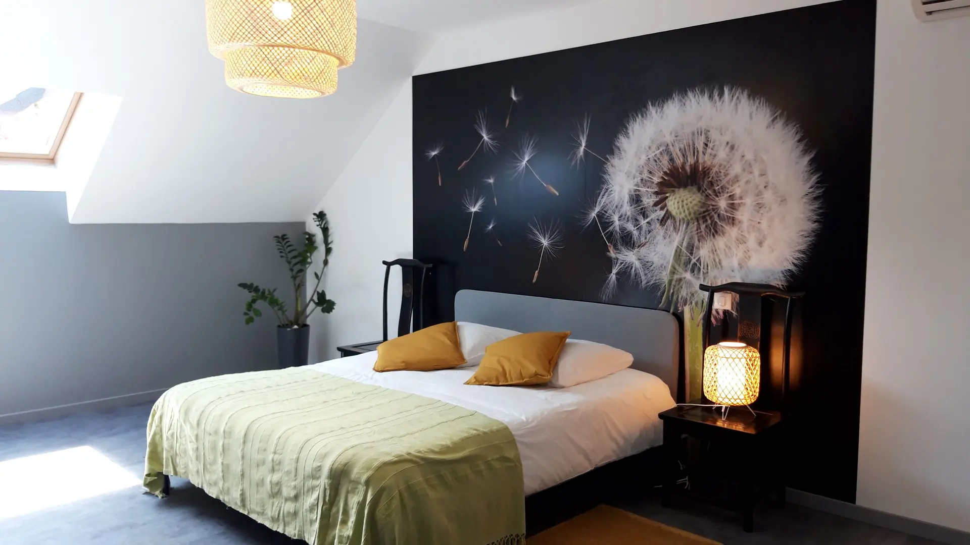 Chambre Pissenlit © Domaine du Grand Brugeron