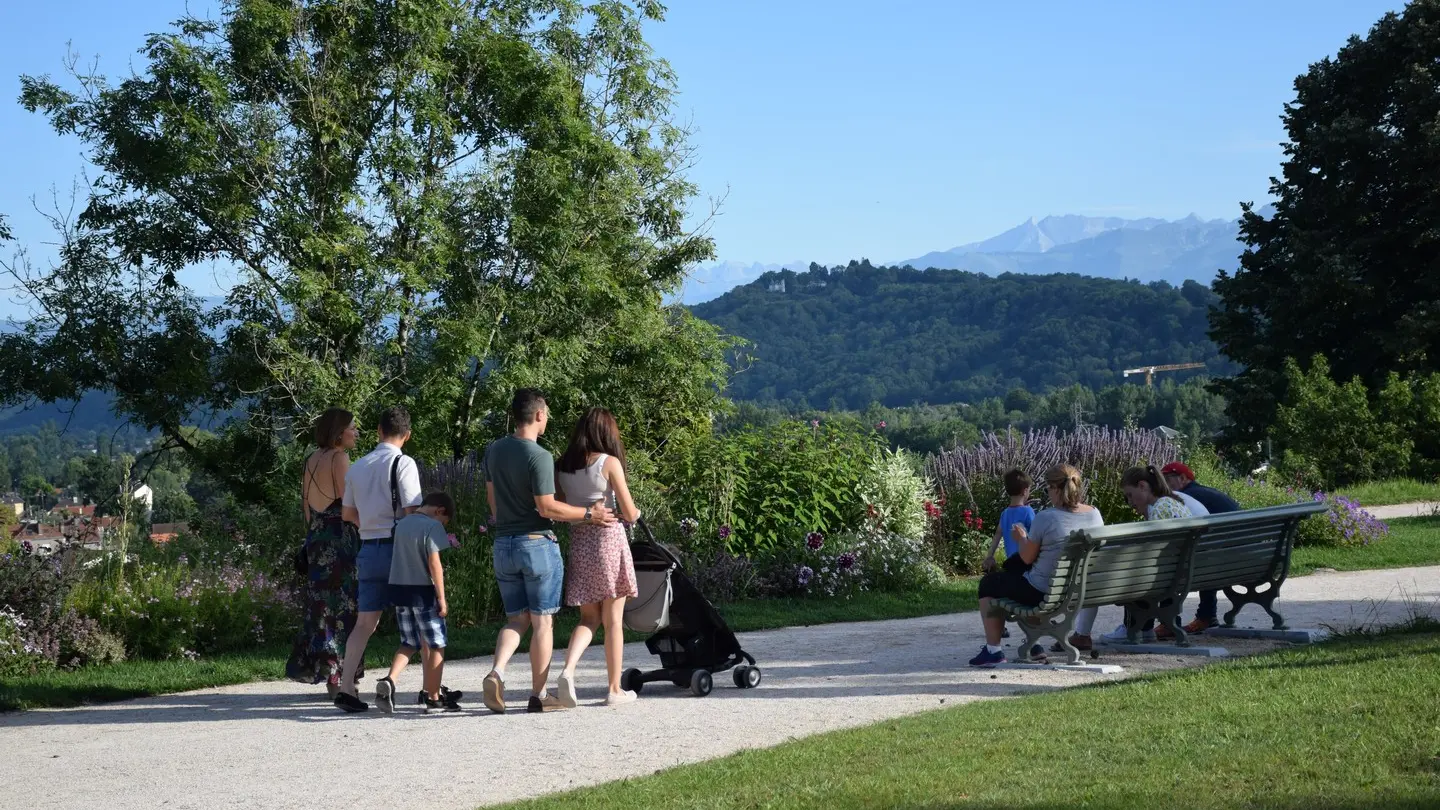 Parc Beaumont - Pau - Promeneurs