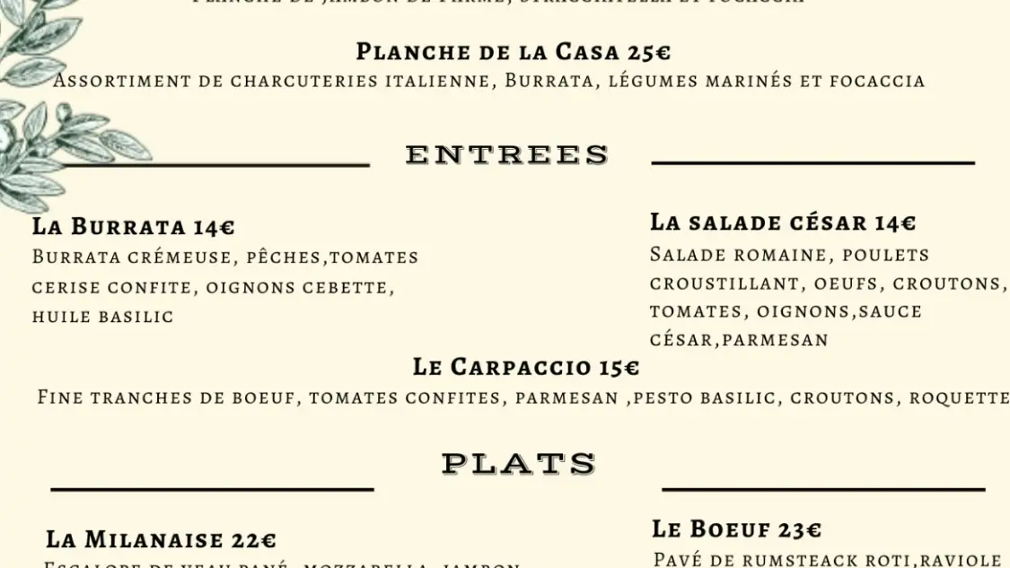 Entrées