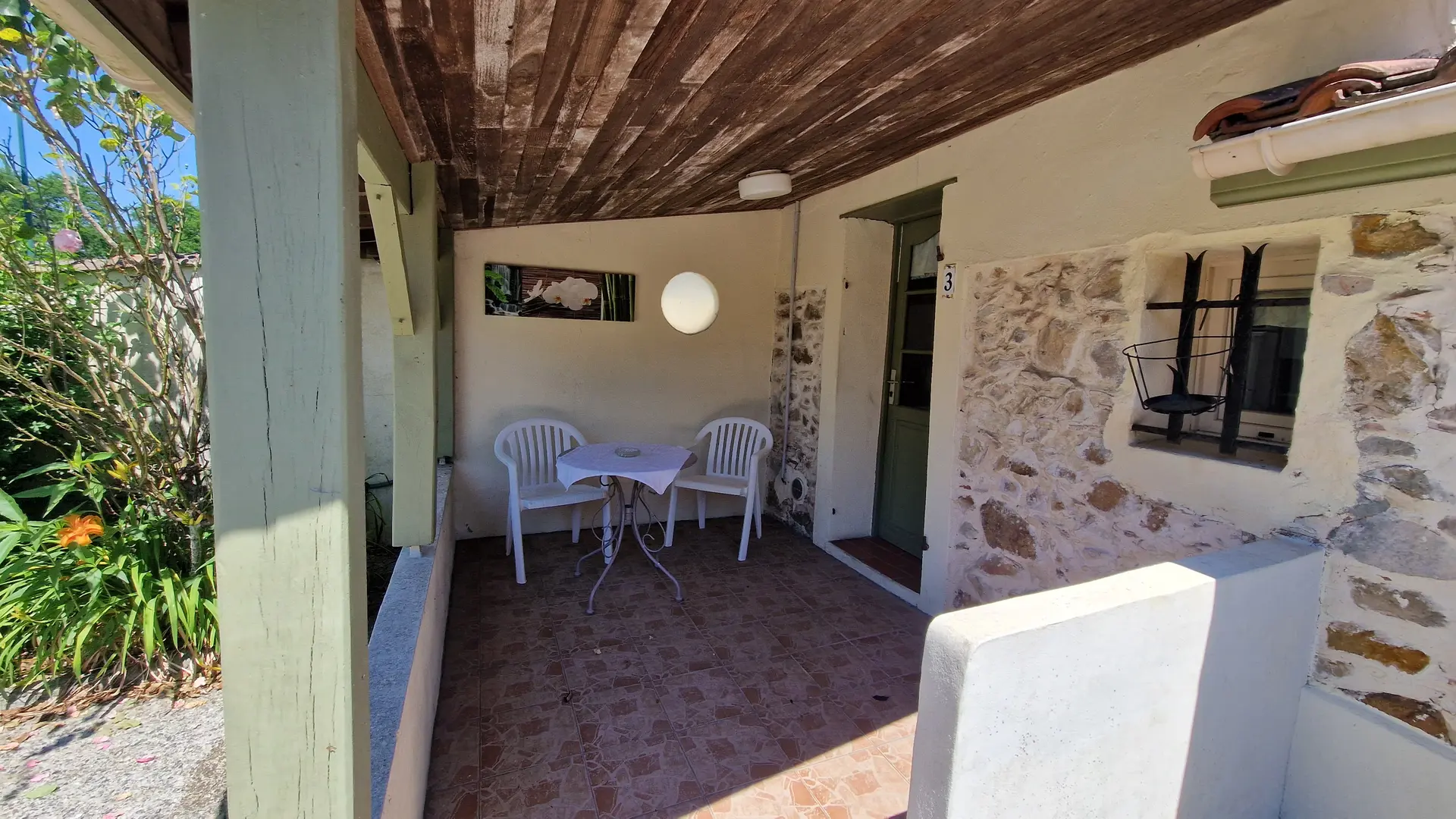 Extérieur terrasse Aux Lavandes