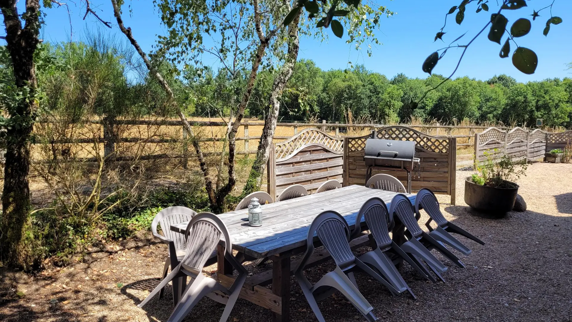 Gite Merlo Backside terrace