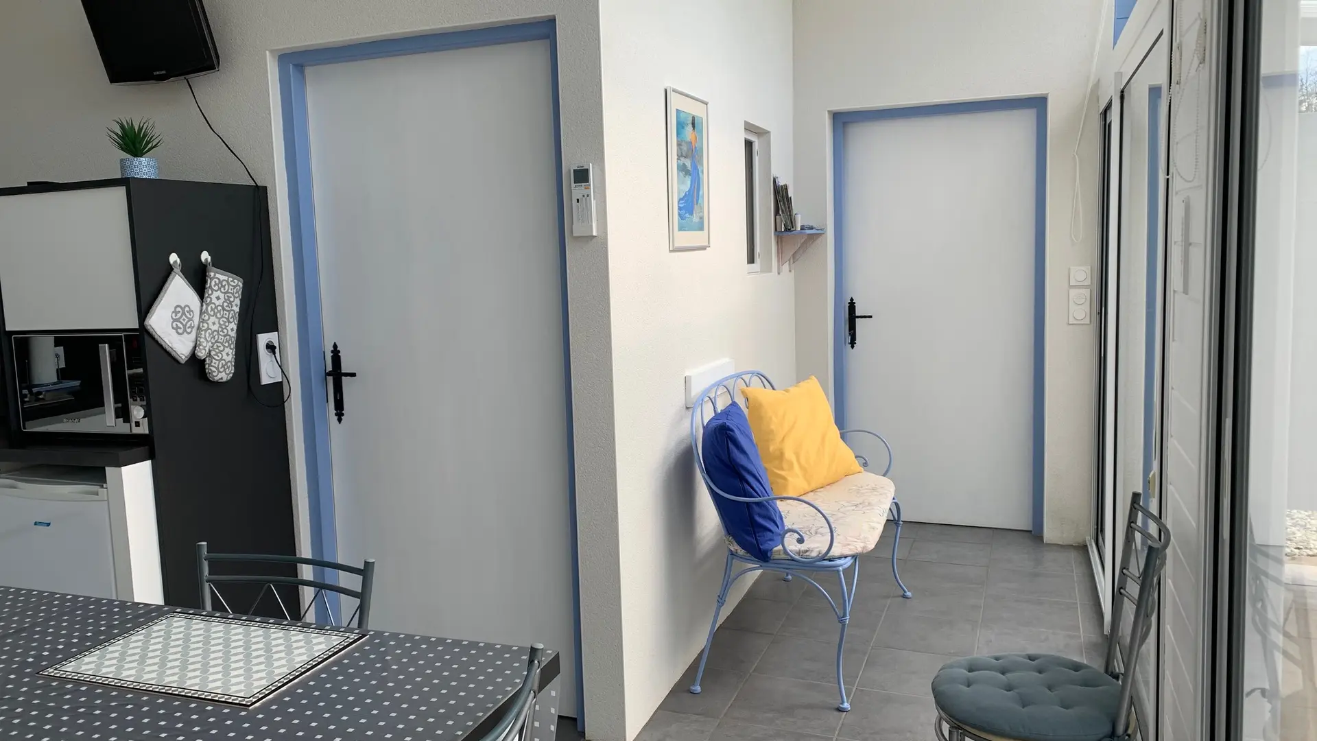 Gîte Authentique - Larronde Hinx pièce vivre