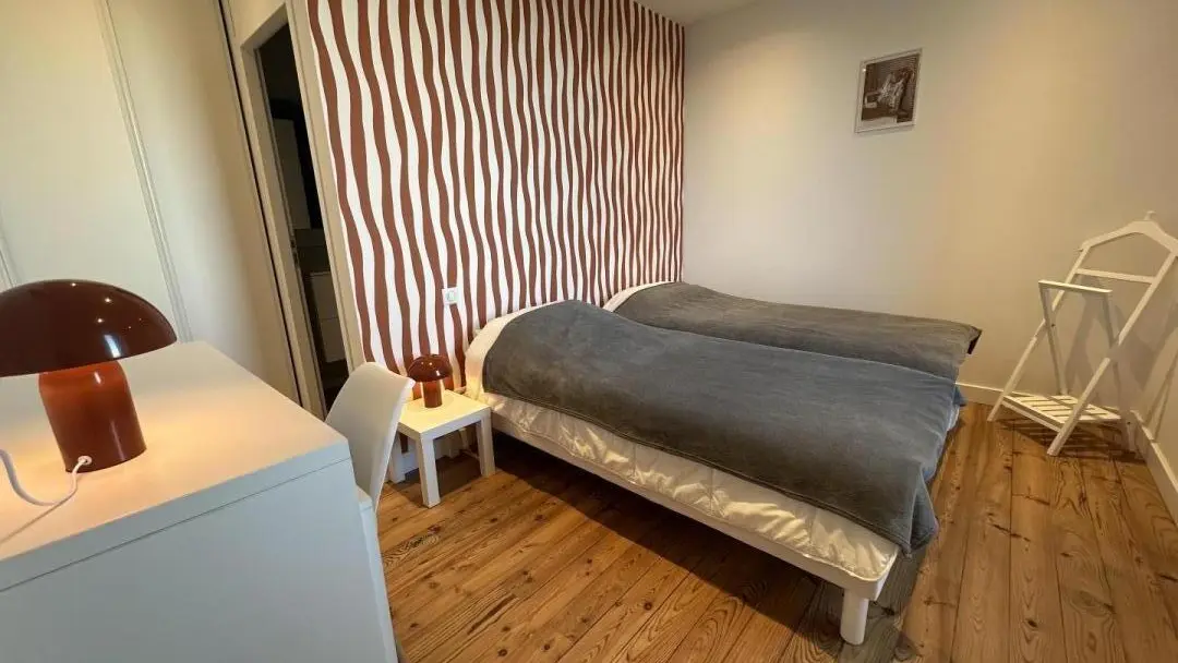 Gîte du Muth Chambre 3 - étage chambre 2 lits simples ©GDF