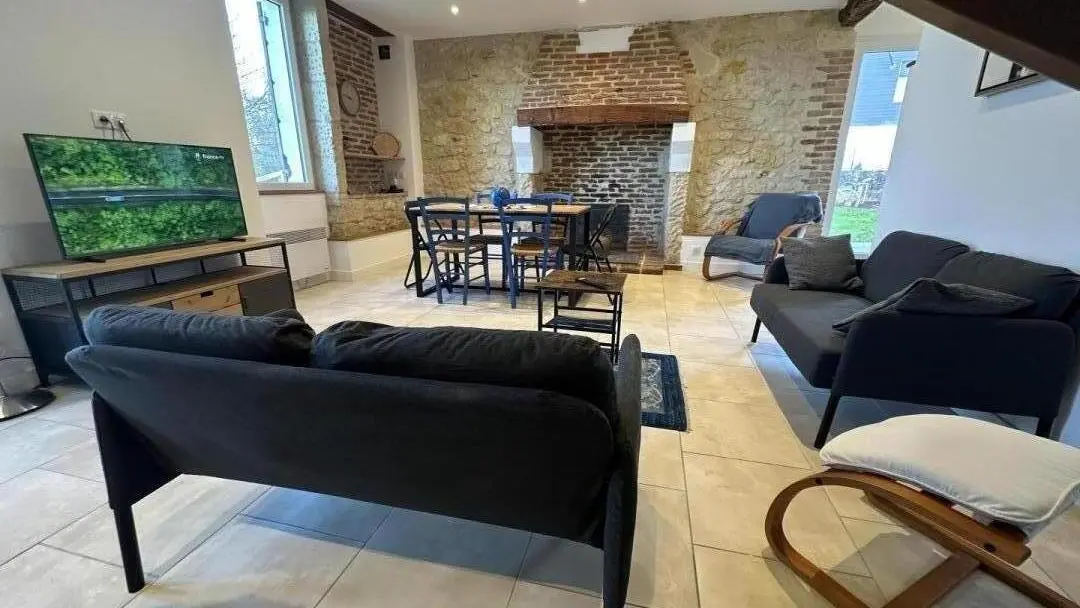 Gîte du Muth salon vue salle à manger©GDF