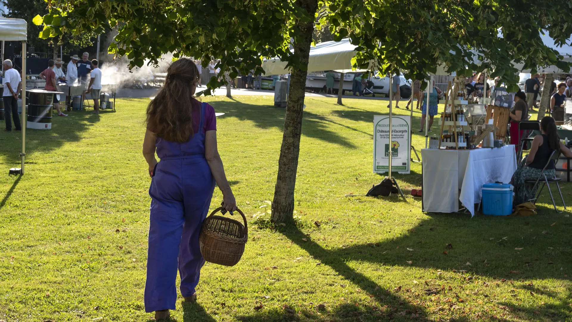 Marché des producteurs de Pays à Vicq sur Breuil.