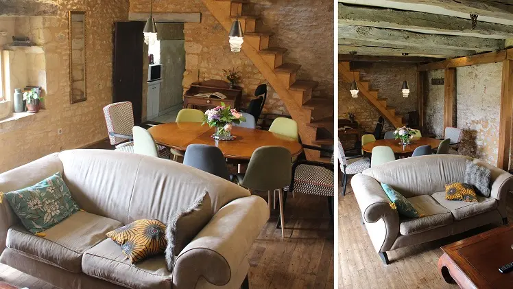 HLO-Les Eyzies-La maison de César-salon©C.Lacombe