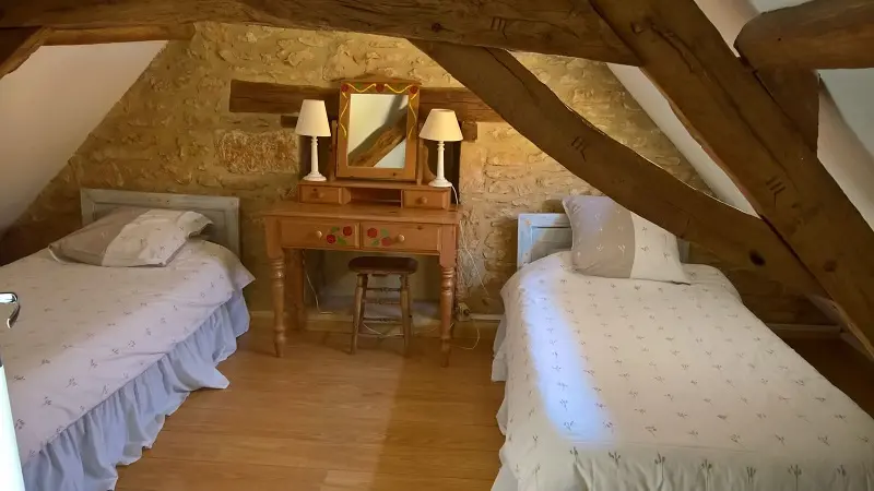 HLO_Sergeac_MoulinDeLaGrenaderie_Chambre2maison_octobre 2023©Muriel Bareille