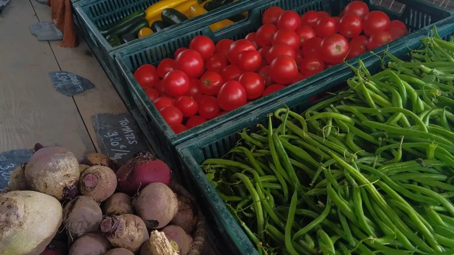 divers légumes