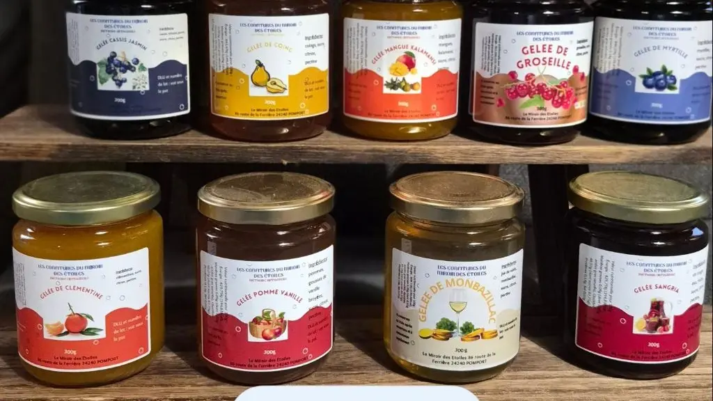 Les confitures du Miroir des étoiles - confitures maison gelées