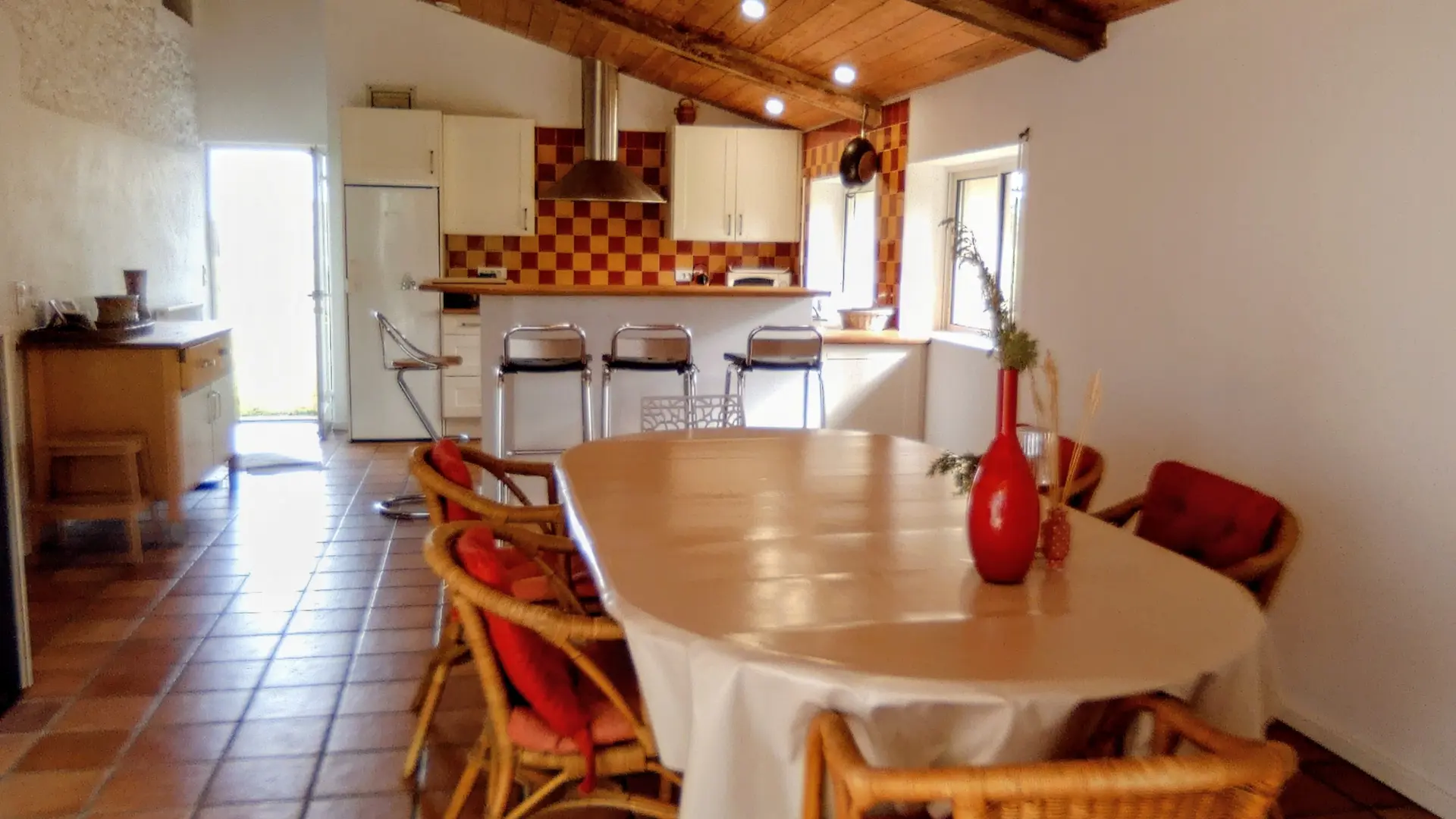 Salle à manger Gîte Le Pouy