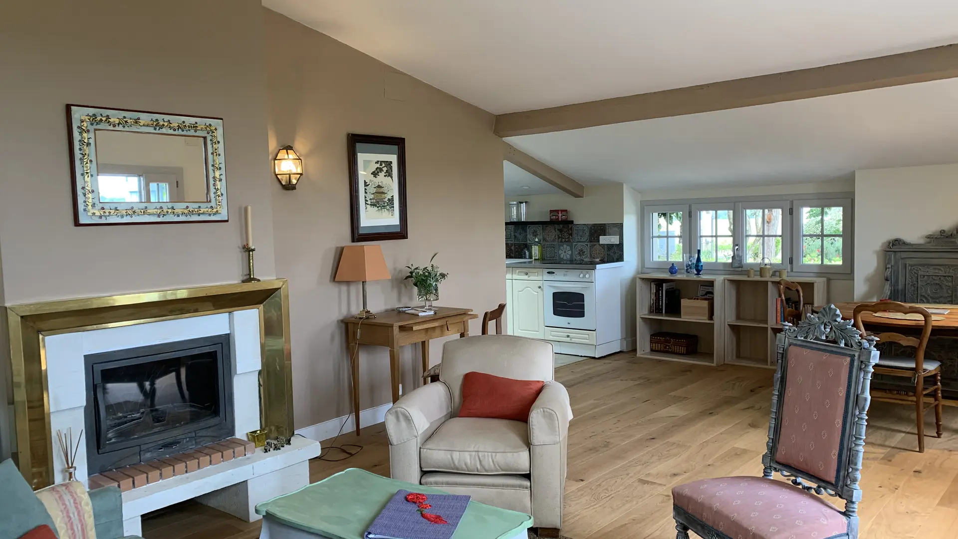 La cheminée du cottage