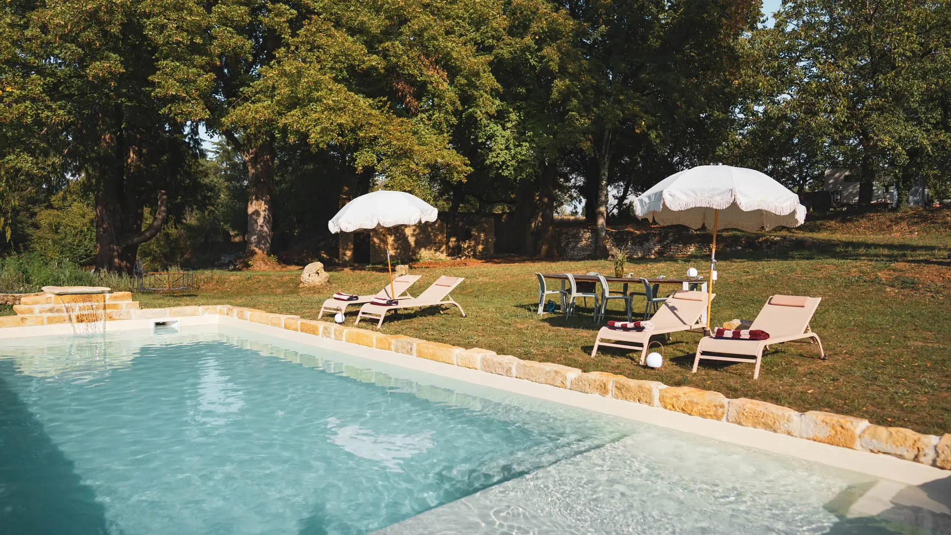 Maison Lou Piade Sarlat Piscine Plage immergee