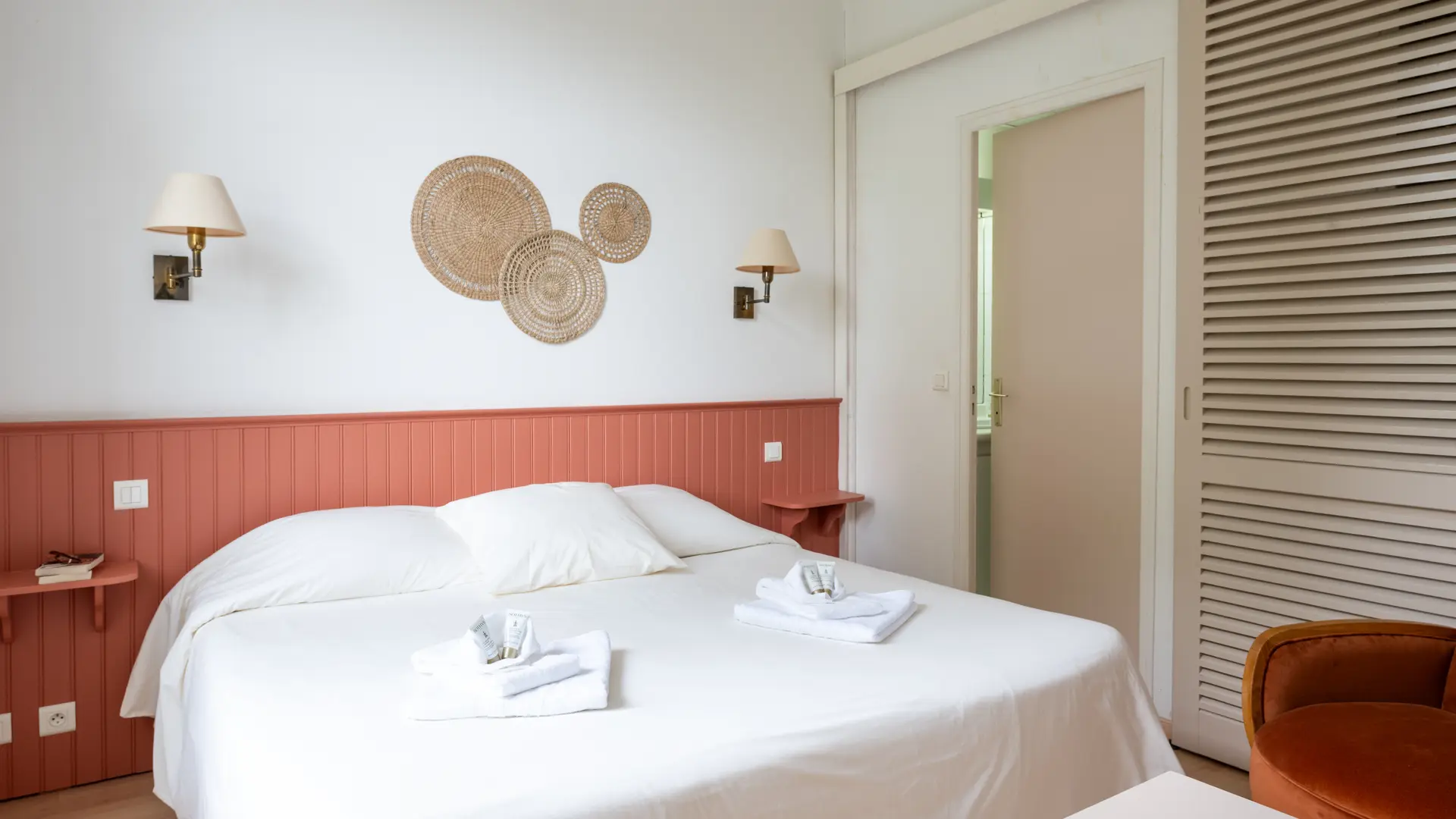 Lit double studio Résidence les Sources