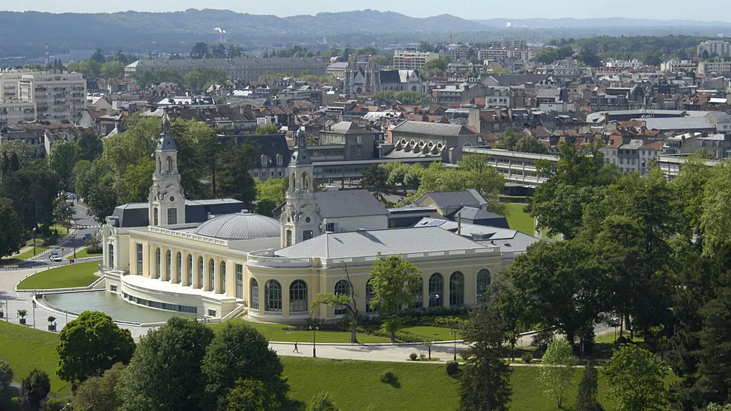 Palais Beaumont - Pau - Vue aérienne