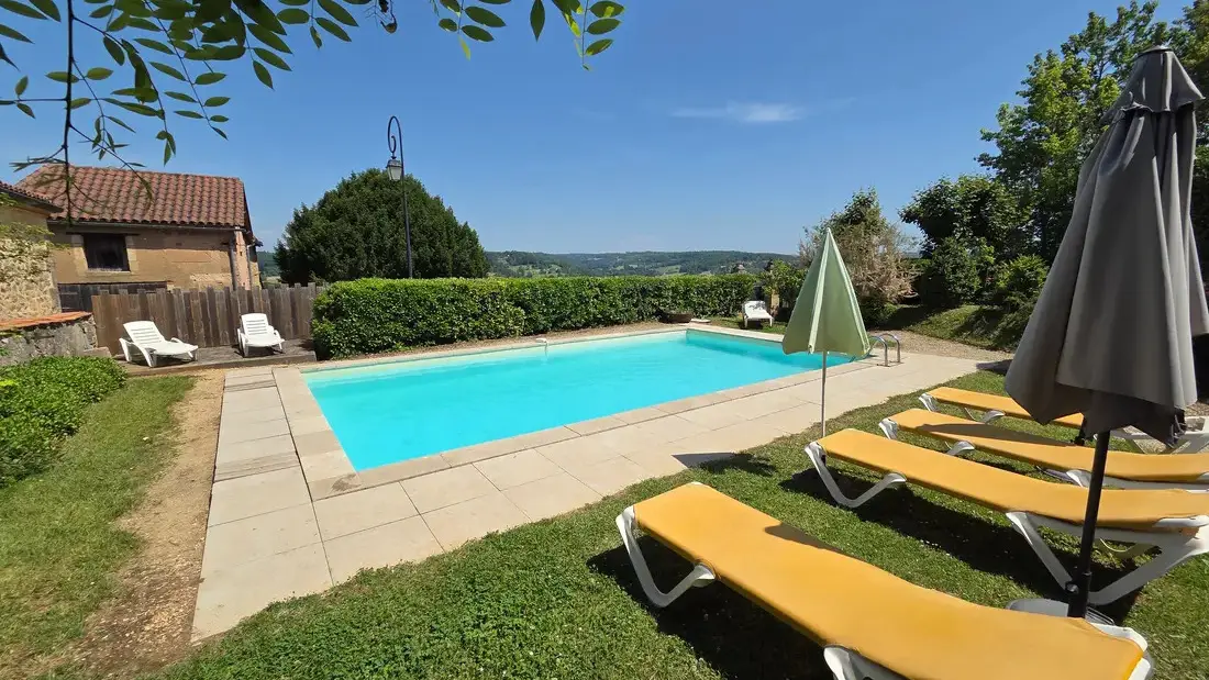 Périgord Noir Vallée Dordogne - Maison Murat - piscine
