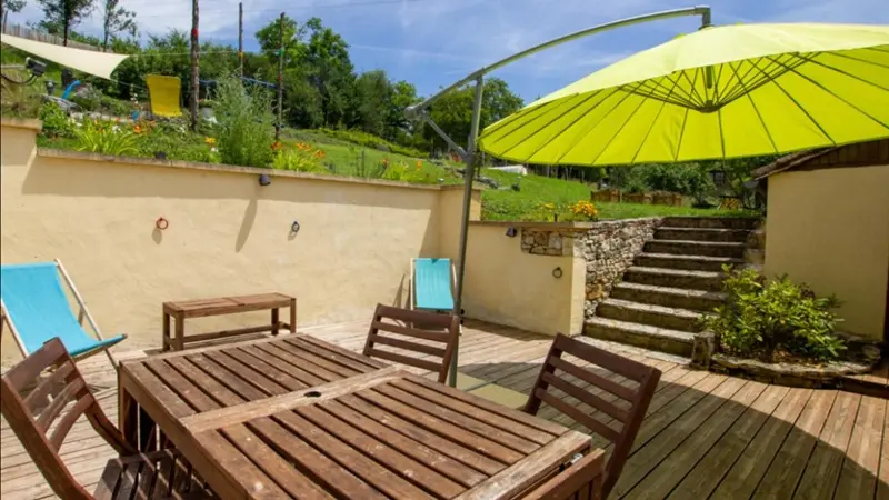 Périgord Noir Vallée Dordogne - Ostal d'ocra - terrasse