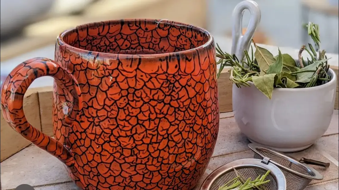 Poterie Doublet tasse rouge