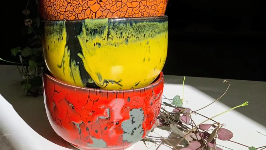 Poterie Doublet tasses colorées