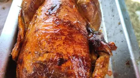 Poulet roti Ferme avicole des grands Champs