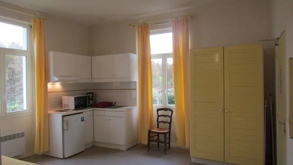 Résidence des Sources - studio kitchenette séjour