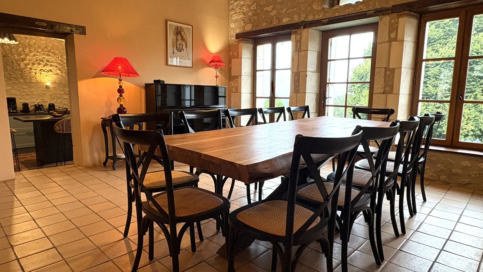 Salle à manger Villa Leynie