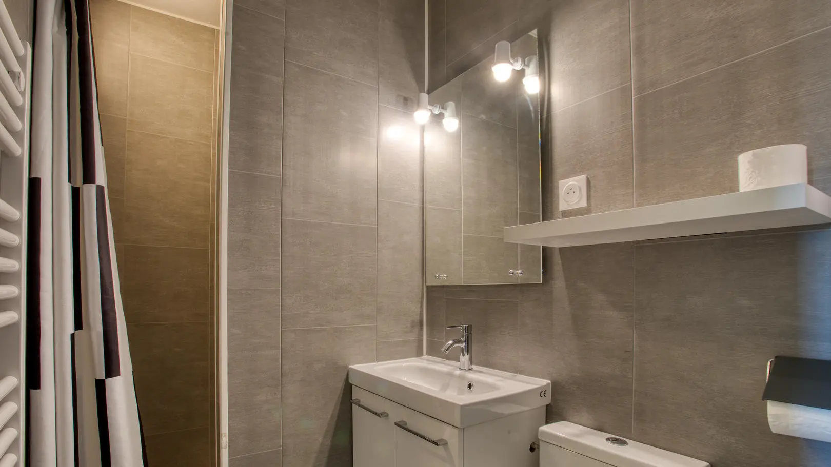 Salle de bain - gîte La Treyne