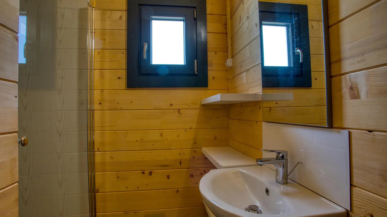 Salle de bain chalet Commarque