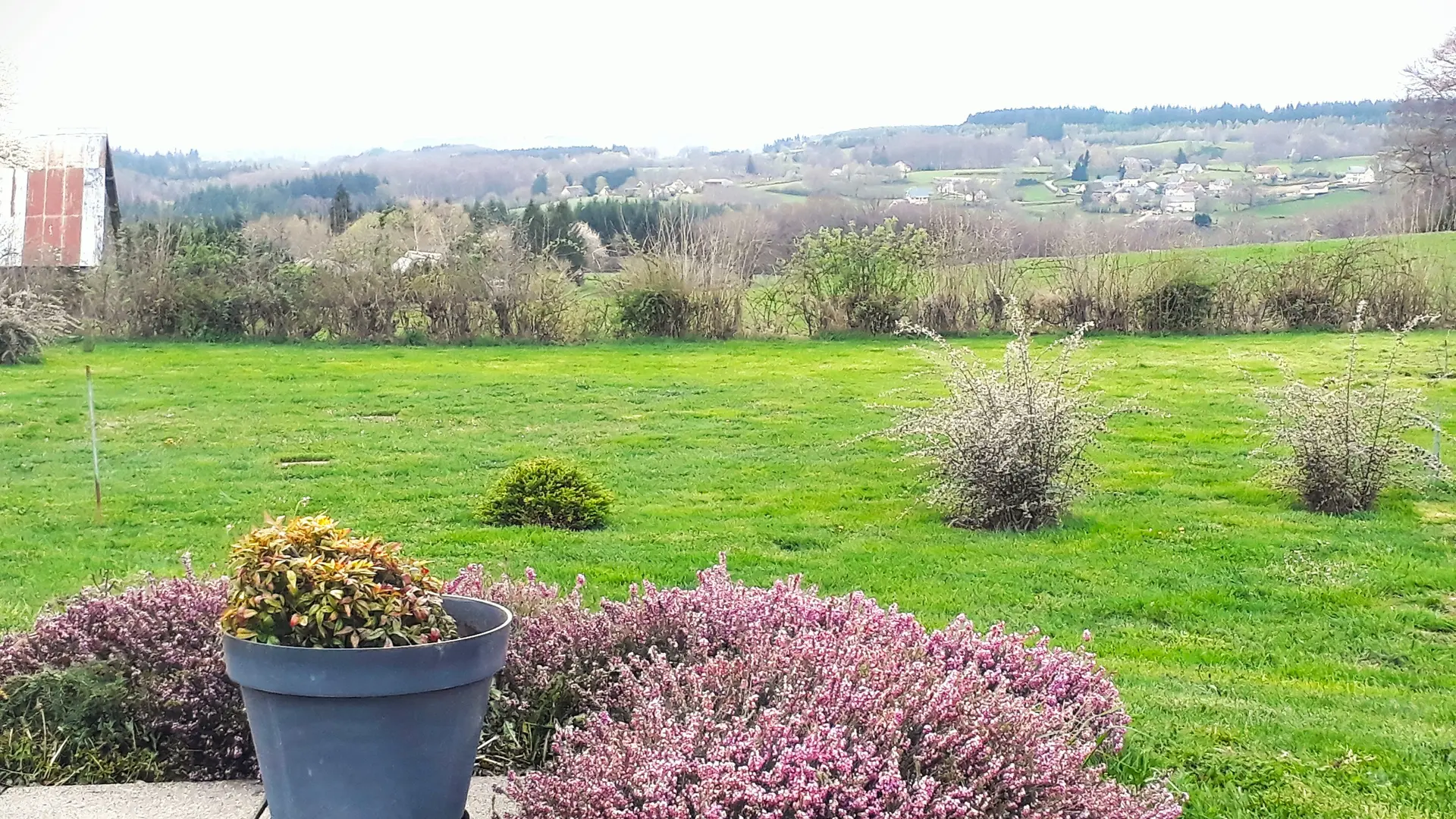 Terrasse et bruyeres