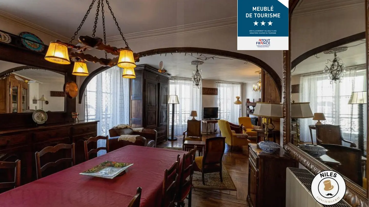 Meublé l'Atypique - Pau - le salon