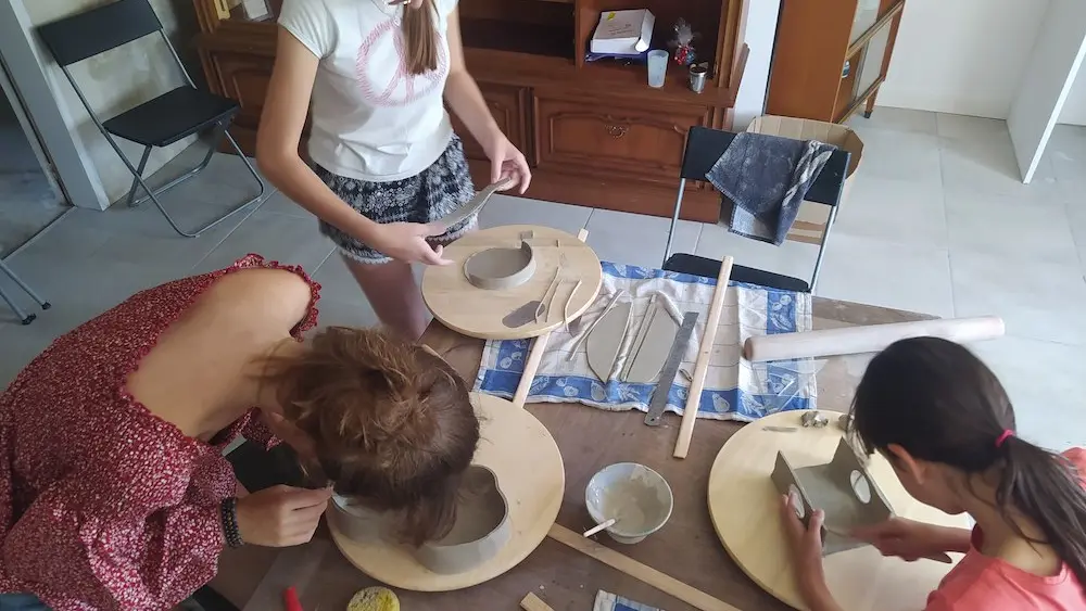 atelier poterie enfant