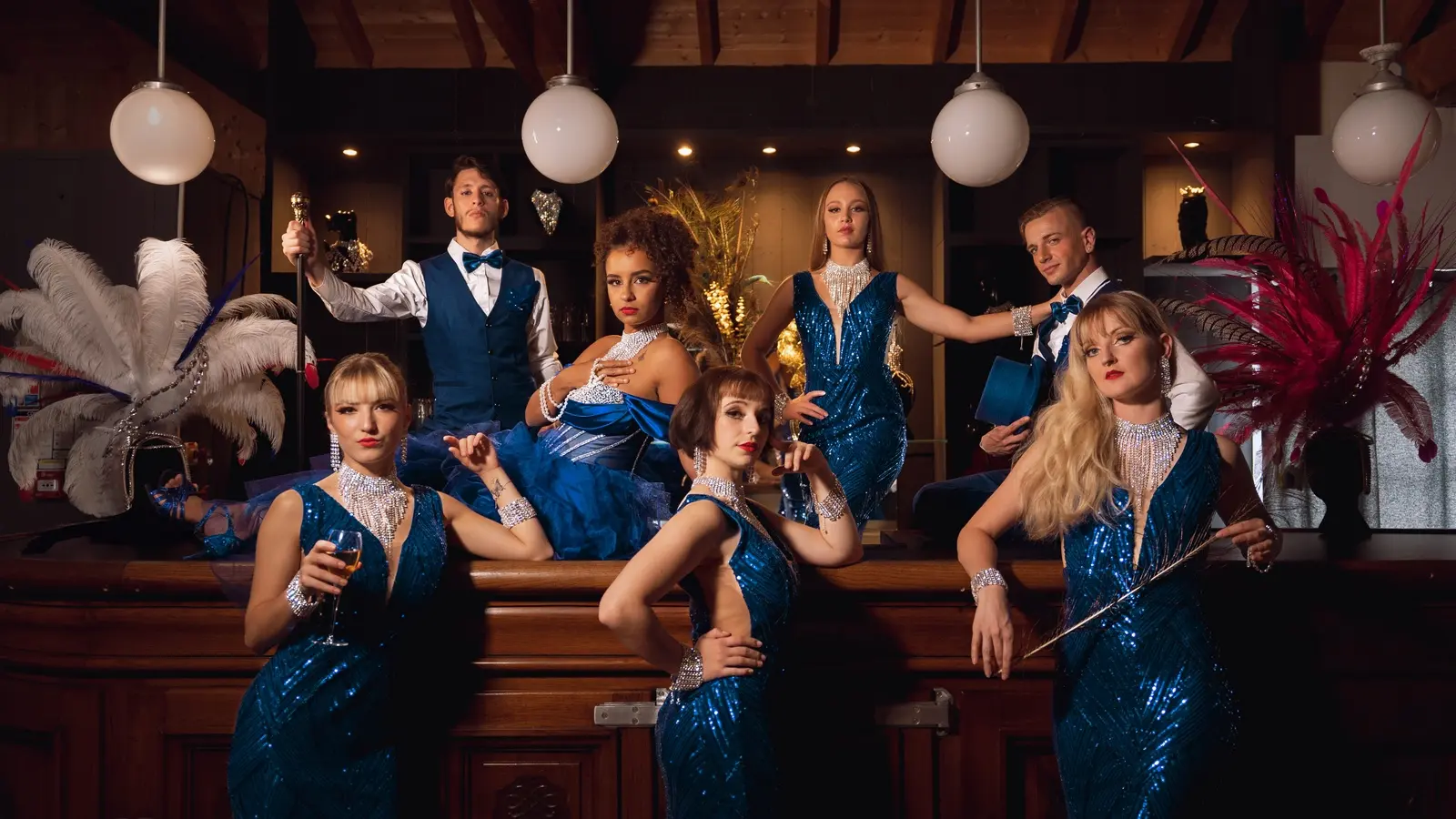 Cabaret Navy Blue - Lescar - les danseuses