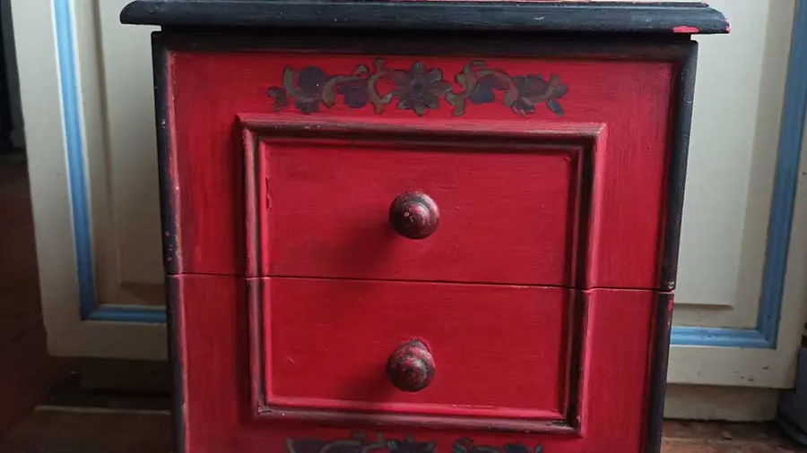Azalide, Elisa Fave - chiffonier inspiration laque asiatique