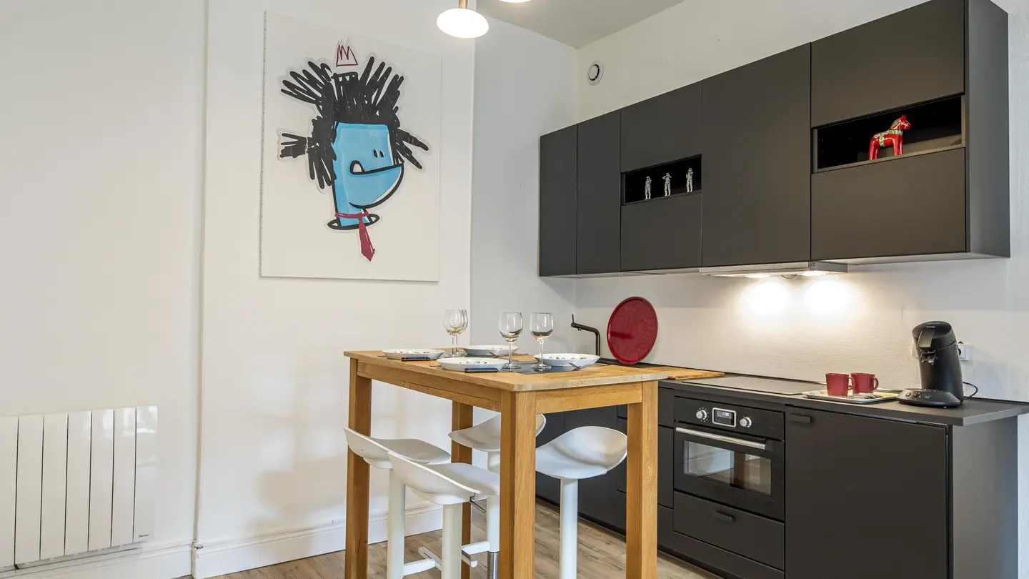 appartement Wonderhost Cordeliers - Pau - cuisine