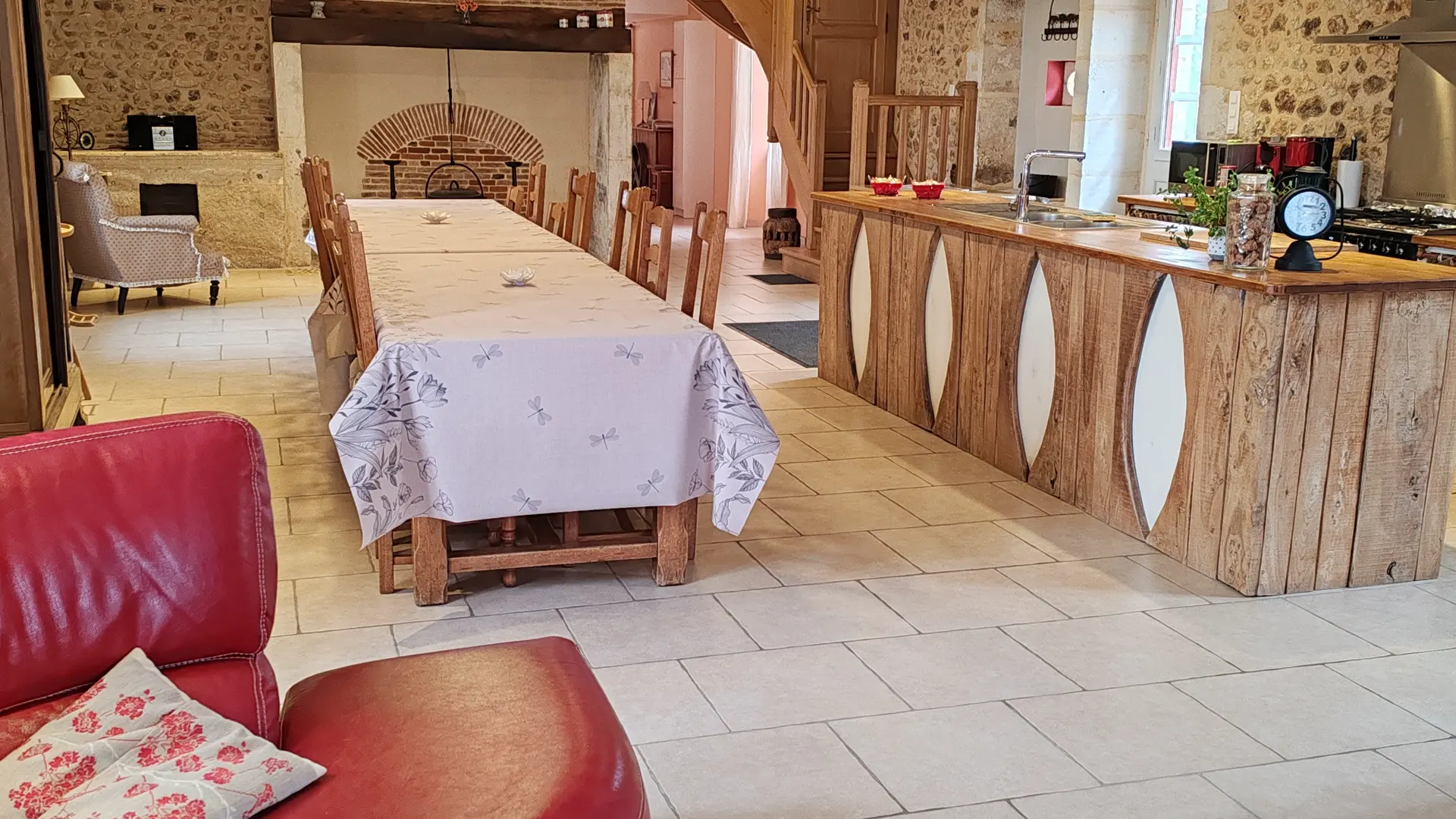 cuisine cheminée Mapellous