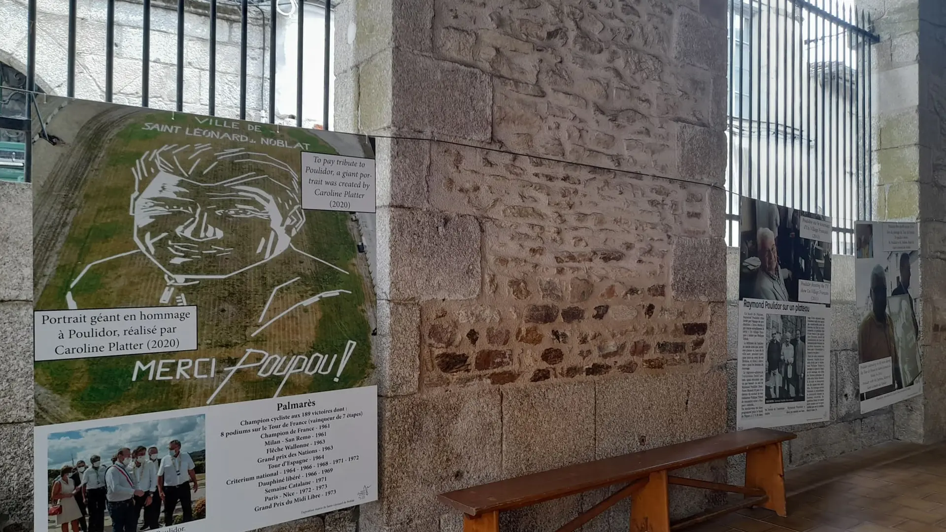 exposition Poulidor sous les halles de Saint Léonard de Noblat ©OT Noblat (1)