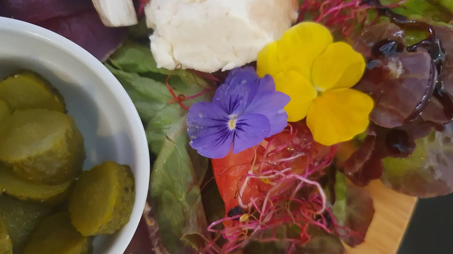 fin chapon salade
