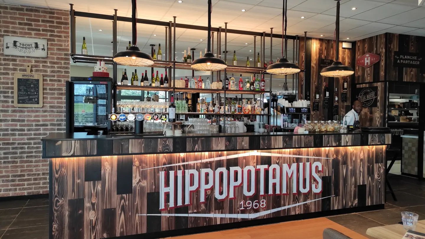 Restaurant Hipppopotamus - Lescar - comptoir