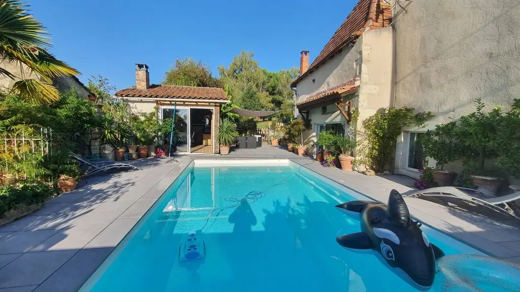 la piscine du gite Pierre Forte