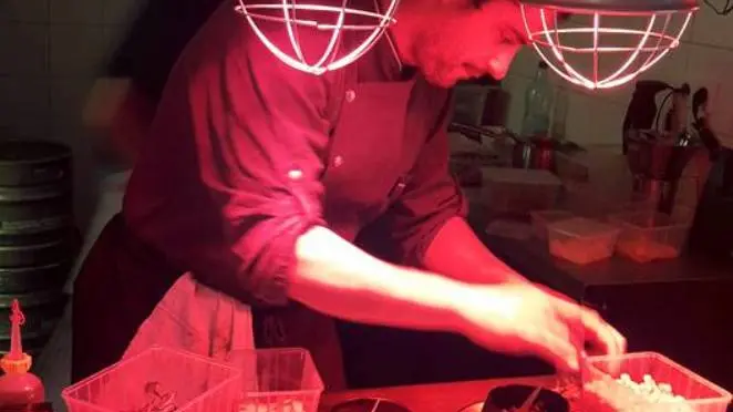 le chef à l'oeuvre