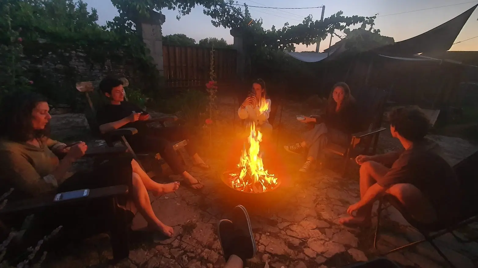 soirée brasero